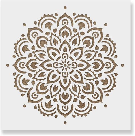 Mandala Stencil Printable Template