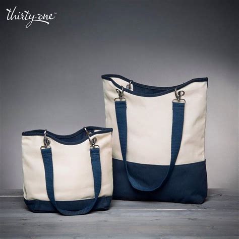 Canvas Crew Carry All Mini Canvas Crew In Natural W Navy Thirty