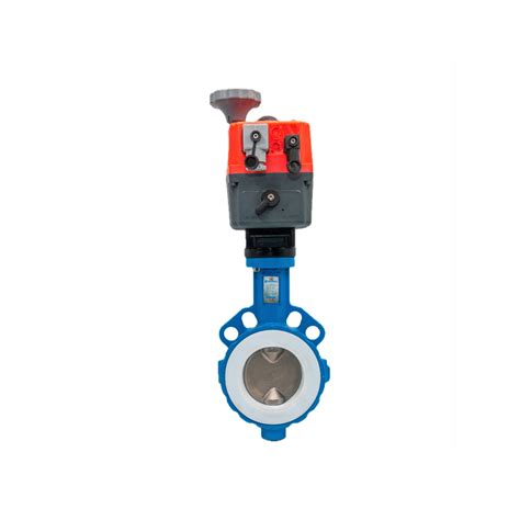 Stainless Steel Disc Butterfly Valve Pn16 Wafer With Electric Actuator