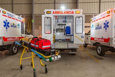 Áncash Antamina entrega ambulancias modernas y totalmente equipadas