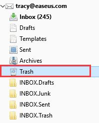 Recover Deleted Thunderbird Files From Trash