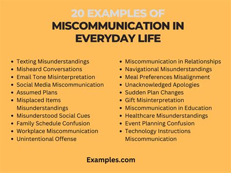 Miscommunication In Everyday Life Examples How To Avoid