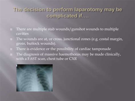 Penetrating Abdominal Trauma Emergency Management