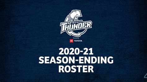 Thunder Announces 2020-21 Season-Ending Roster | Wichita Thunder