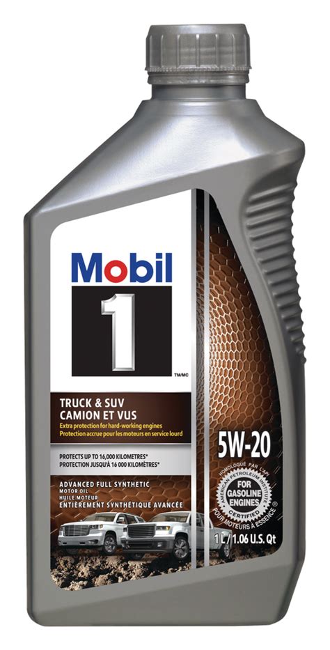 Mobil 1™ Truck & SUV 5W20 Synthetic Engine/Motor Oil, | Canadian Tire