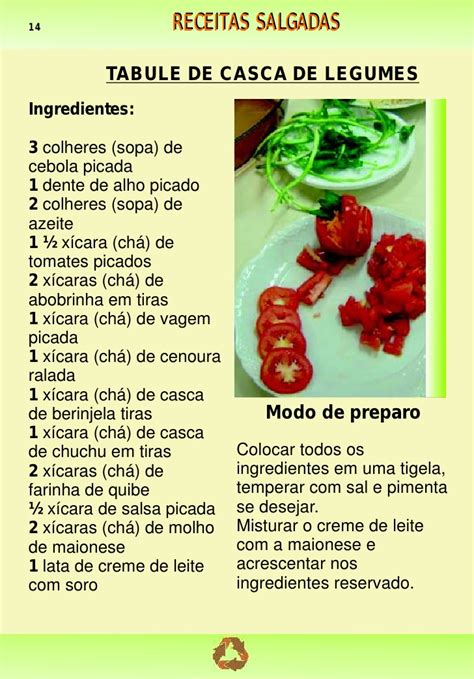 G GASTRO RECEITAS DE APROVEITAMENTO INTEGRAL DOS ALIMENTOS