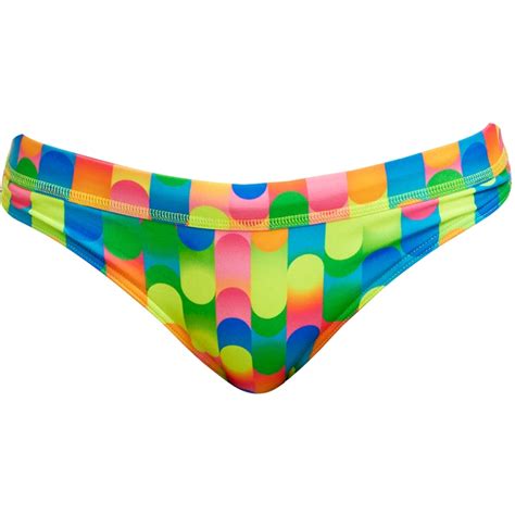 Funkita Sports Eco Bikini Briefs Women Blocked Dotty Bike