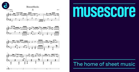 Breezeblocks - Alt-J ∆ Sheet music for Piano (Solo) | Musescore.com