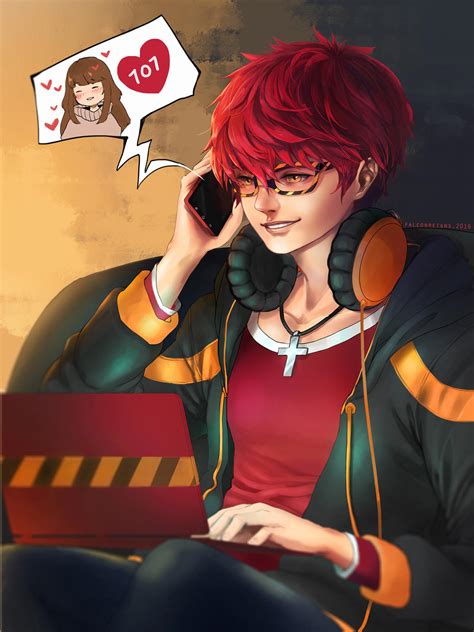 Mystic Messenger 707 By Falconreigns On Deviantart