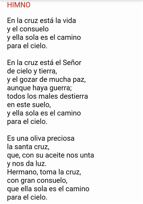 Himno En La Cruz Está La Vida Y El Consuelo Descargar