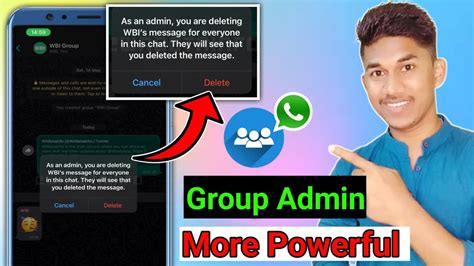 Wow Group Admin Delete Message For Everyone How To Delete