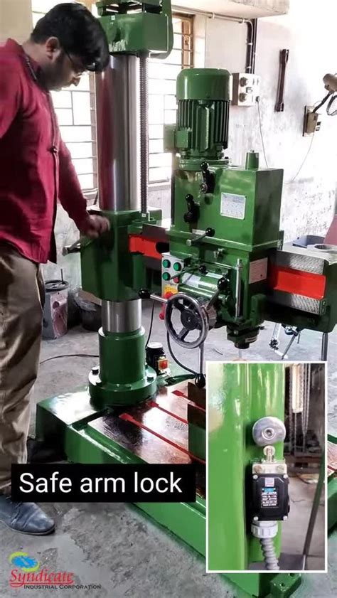 Radial Drilling Machine Sic Siddhapura Brand Spindle Travel