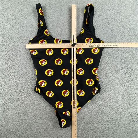 Buc Ees One Piece High Cut Swimsuit Womens Size L B… Gem