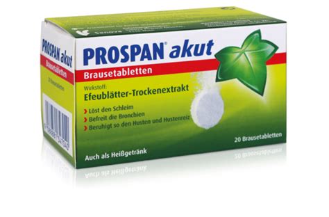 Prospan® Akut Brausetabletten Lindern Sprudeln Schmecken Prospan®