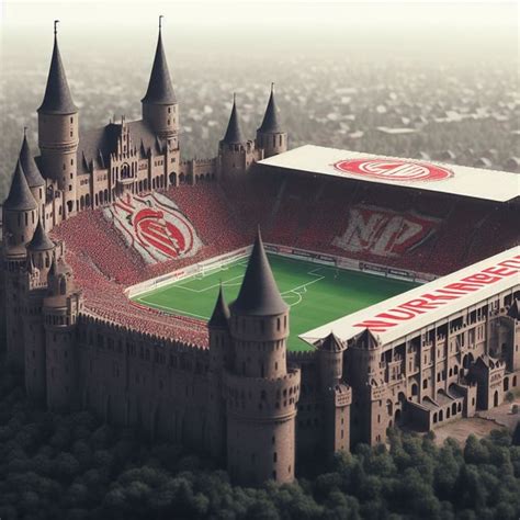 German stadiums reimagined by AI. (OC: Manuel Veth) : r/Bundesliga