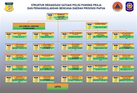 Struktur Organisasi Situs Resmi Bpbd Provinsi Papua