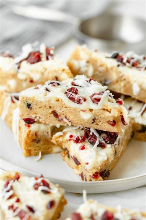 Orange Cranberry Bliss Bars