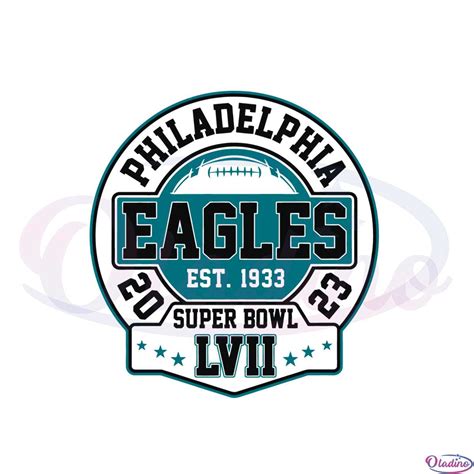 Philadelphia Eagles Football 2023 Super Bowl Lvii Svg Cutting Files ...