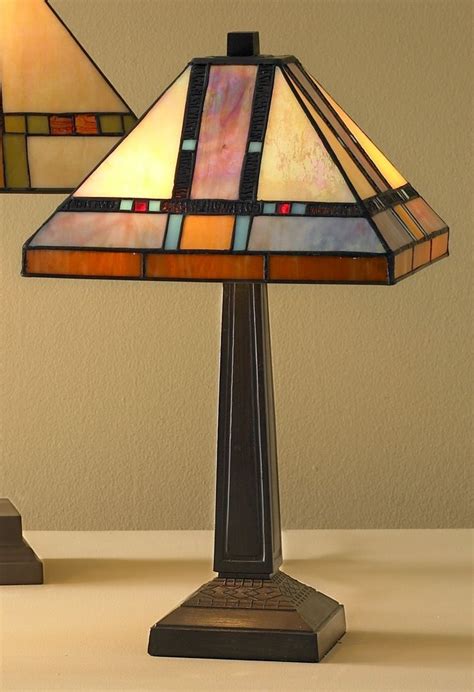 Mission Lamp Stained Glass Lighting Stained Glass Lamp Shades