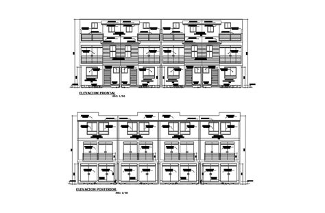 Contemporary House Plans In AutoCAD File - Cadbull