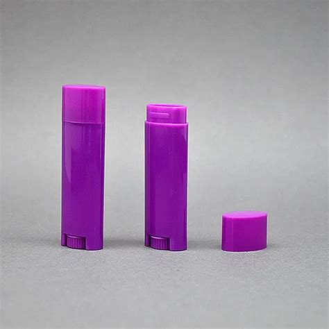 100pcslot Oval Lip Balm Tube 45g Transparent White Purple Blue Orange