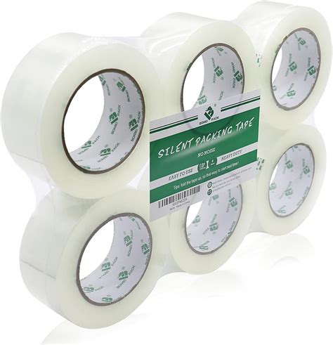 Amazon Bomei Pack Silent Packing Tape Mil X X Yds