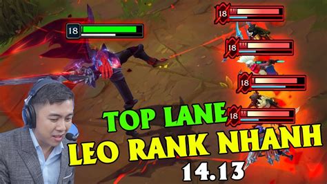 Top những Tướng Leo Rank nhanh nhất ở Đường Trên tại phiên bản LMHT 14