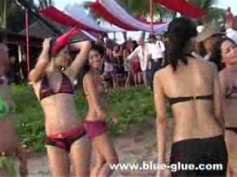 Bikini Girls Dance And Pose On Beach In Bali Indonesia YouTube