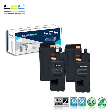 LCL CT201591 CT 201591 2 Pack Black Toner Cartridge Compatible For