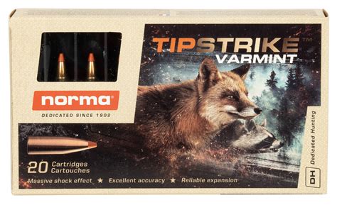 Norma Ammunition Dedicated Hunting Varmint Rem Gr