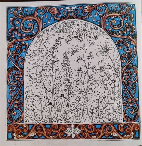 World Of Flowers Courtesy Of Johanna Basford R Coloring