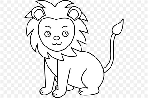 Lion Outline Clipart Black And White : Black and white frame template ...