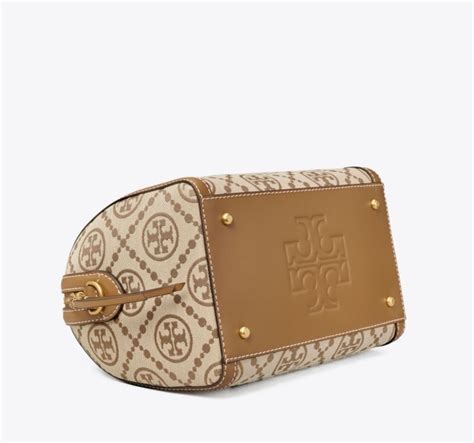 Tory Burch T Monogram Jacquard Barrel Ceci Bag Panda