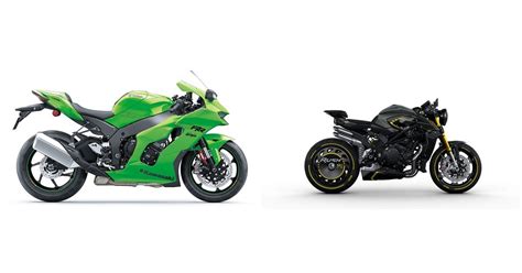 Motorrad Vergleich Kawasaki Ninja Zx Rr Vs Mv Agusta Rush