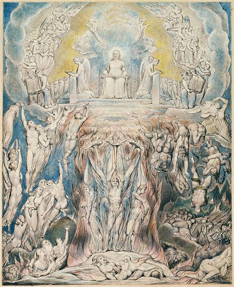 The Day of Judgment Drawing by William Blake - Fine Art America