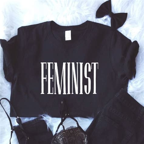 Feminist Shirt In Black Feminism Tee Feminist Clothes Feminist Shirt