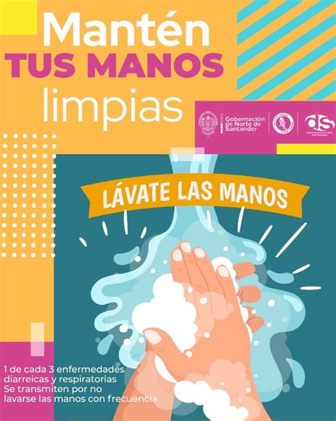 Mantén tus manos Limpias Lávate las Manos Instituto Departamental