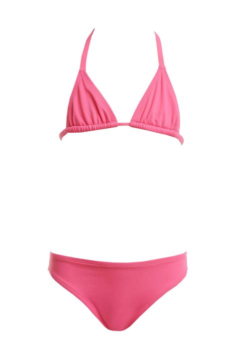 MONOCHROME TRIANGLE GIRLS BIKINI SET Sugarfreeshops