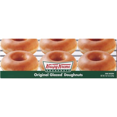 Krispy Kreme Doughnuts, Original, Glazed (12 each) - Instacart