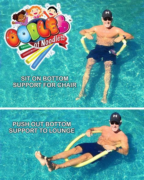 Floating Pool Noodle Water Chair Comfortable And Relaxing By Oodles Of