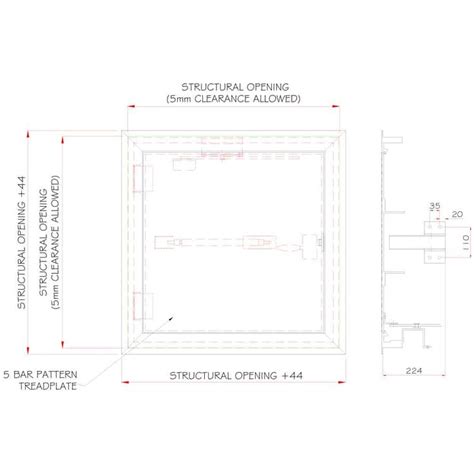 the diagram shows how to measure and draw an area with measurements for ...