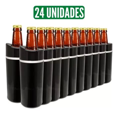 Kit Porta Garrafa Térmico Camisinha Cerveja 600ml 24 Un Frete grátis