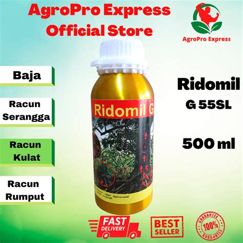 Ridomil G Sl Ml Thai Racun Kulat Fungicide Pokok Durian Sama Dgn