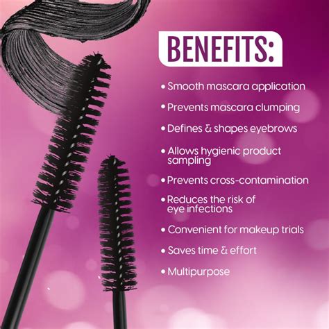 Matra Disposable Mascara Wands For Professional Mua Single Use Eyelash