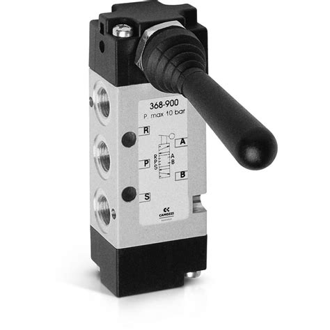 368-905TF - Pneumatic valves (manually actuated) (Camozzi Automation ...