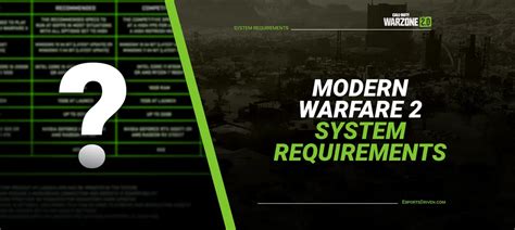 Call Of Duty Modern Warfare 2 System Requirements