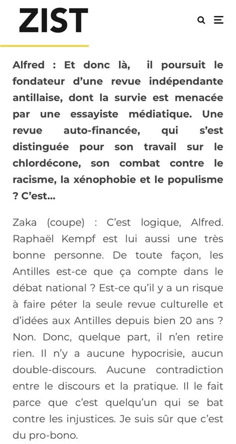 Zaka on Twitter Je tiens à dire que je ne savais pas quHervé Kempf