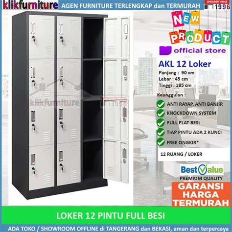 Jual Locker Pintu Loker Besi Locker Besi Filing Cabinet Akl Di