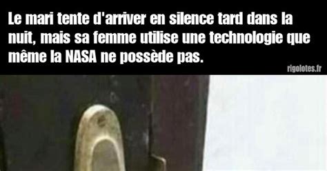 Le Mari Tente D Arriver En Silence Blagues Et Les Meilleures