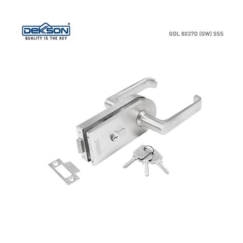 Glass Door Lock Dbl Latch Gdl 8037d Gw Sss Dekkson Door Handle